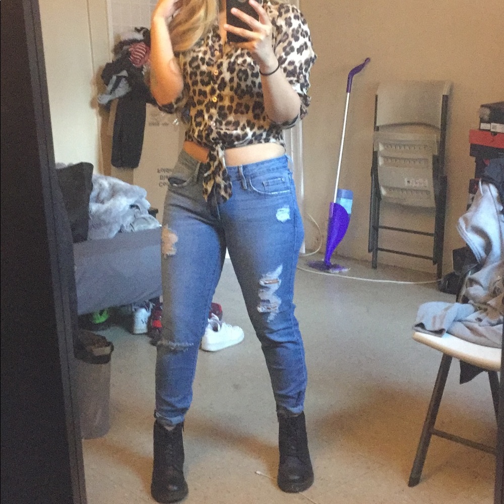 Flying Monkey Ripped Denim